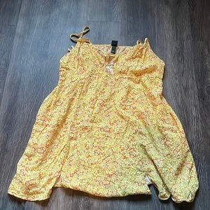 floral mini summer dress